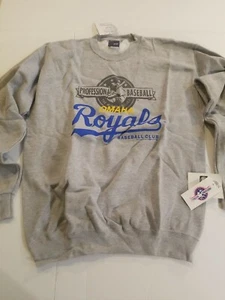 Vintage Omaha Royals Sweatshirt 1998 Nos Salesman sample Size Large Rare w tags - Bild 1 von 12