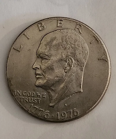 Eisenhower Liberty Bell Moon One Dollar US Bicentennial Coin 1776-1976 Cover
