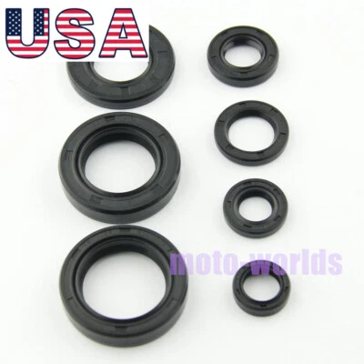 Engine Oil Seal Kit Fit for Yamaha DT125 1976-1981 DT175 1974-1981 IT175 1977-83 Foto 1 de 4