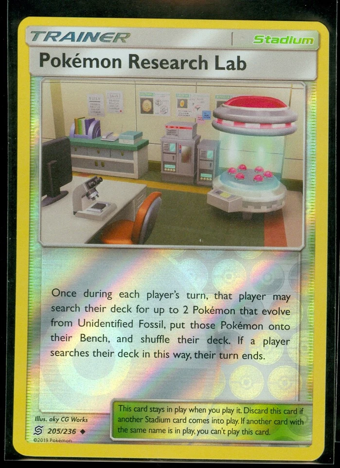 Pokemon POKEMON RESEARCH LAB 205/236 Unified Minds - Rev Holo - MINT - Image 1 of 1