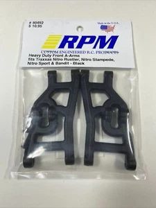 Brazos en A delanteros RPM Traxxas Bandit negro RPM80492 NITRO RUSTLER ESTAMPIDA - Imagen 1 de 1