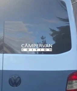 Campervan Edition X2 Selfbuild Van Vinyl Decal Sticker Jdm DUB Euro Camping Surf - Picture 1 of 1