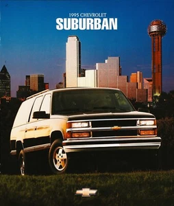 1995 Chevrolet Suburban Base LS LT 24-Page Deluxe Dealer Sales Brochure - Picture 1 of 1