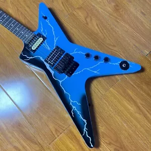 Dimebag Darrel The Dean ML Shaped Shaped Blue Electric Guitar FR Bridge 6-string - Picture 1 of 9