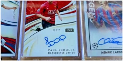 Soccer Cards Mystery 25 Card Pack - AUTOGRAPH, NUMBERED, PARALLEL, INSERT, BASE - Image 1 of 4