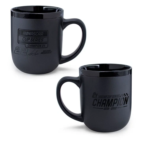 Joey Logano  2022 NASCAR 2X Time Cup Series Champion 17oz Ceramic Mug Cover