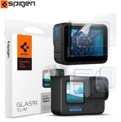 Glas- und Folienset für GoPro Hero 12 / 11 / 10 / 9 Spigen Bildschirmschutz