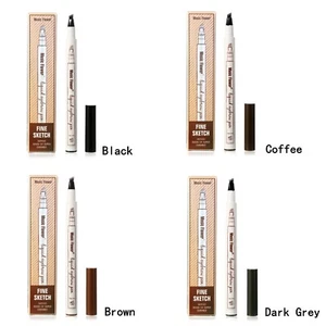 Microblading Tattoo Eyebrow Ink Pen Long Lasting Eye Brow 3D Fork Makeup Pencil - Picture 1 of 11