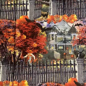 Halloween Haunt Algodón Fat Eight 9”x22” Nuevo - Imagen 1 de 2