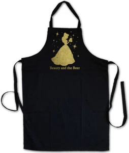 Beauty and the Beer BBQ COOKING APRON Fun Alcohol Drunk Party drunken - Picture 1 of 1