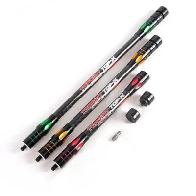 Barra lateral 10/12/15 pulgadas arco compuesto fibra de carbono estabilizador tiro con arco Foto 1 de 4