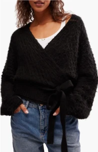 Free People Over You Wickel Strickjacke XS - Bild 1 von 4