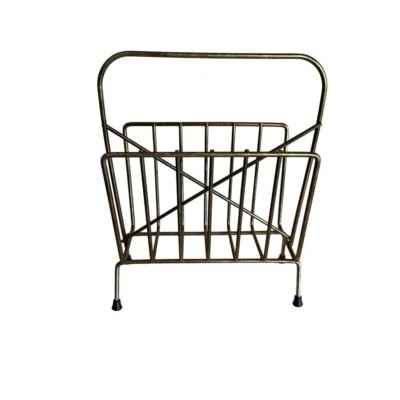 Vintage Brass Wire MCM Desktop Mail Rack Sorter - Image 1 of 4