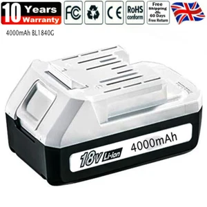 Reemplace Batería Makita BL1813G BL1815G Serie G 18v 4.0Ah Makita BL1840G BL1820G - Imagen 1 de 12
