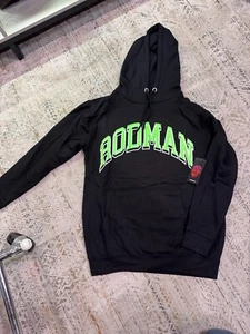 NEW Dennis Rodman Brand Hoodie Sweatshirt Black M XL Barbed Wire Chicago Bulls - Picture 1 of 4