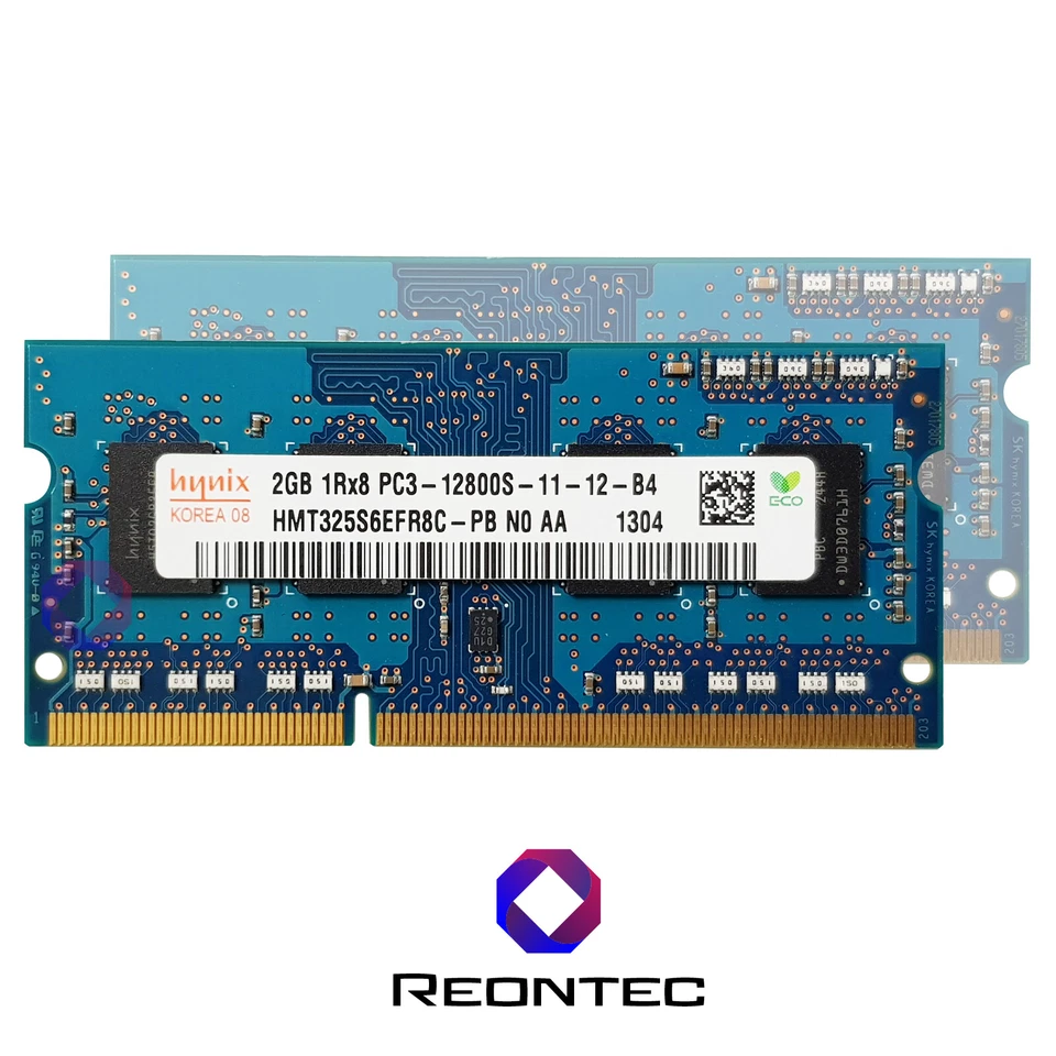 2GB RAM DE LAPTOP Hynix PC3-12800S DDR3 HMT325S6EFR8C-PB - Imagen 1 de 1