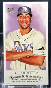 2009 Topps Allen & Ginter Mini David Price Rookie #225 Tampa Bay Rays - Picture 1 of 2