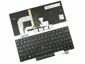 New Original Lenovo Thinkpad T470 T480 US Keyboard 01AX446 01HX379 SN20L72767 - Imagen 1 de 2