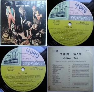 JETHRO TULL THIS WAS 1969 PROMO UNIQ CVR & ERROR! TOP RARE CHILEAN PRESS! POKORA - Picture 1 of 12