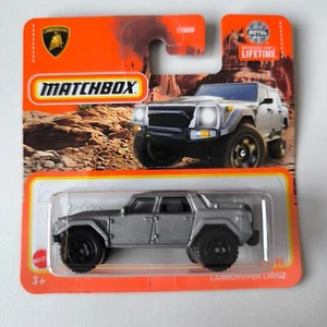 MATCHBOX short card MBX LAMBORGHINI LM002 GRAY 96/100 - Picture 1 of 1