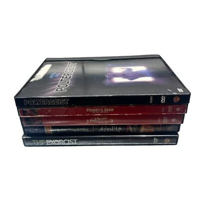 DVD Vintage Horror Lot Of 5 Freddy Exorcist Poltergeist D9 - Image 1 of 4