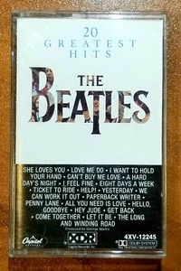 THE BEATLES - 20 Greatest Hits, 1982, Cassette Tape, 4XV-12245, Capitol Records - Picture 1 of 4