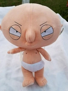 STEWIE IN DIAPER 11" Plush Family Guy Stuffed Toy MINT NWT - Picture 1 of 3