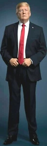 LEBENSECHTES LEBENSGROSSES DONALD TRUMP PRÄSIDENT VON AMERIKA 6 FUSS TÜR LEINWAND POSTER - Bild 1 von 2