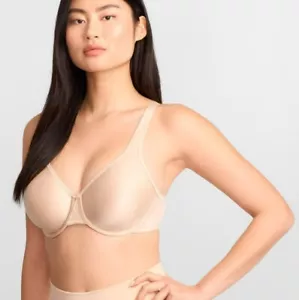 Wacoal Basic Beauty Bügel Sand BH Beige Minimizer Vollflächig NEU 38DD - Bild 1 von 5