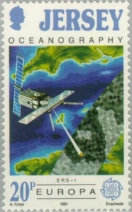 BAILIWICK of JERSEY - 1991 - C.E.P.T.- European aerospace - MNH Stamp - Sc.#546 - Picture 1 of 1
