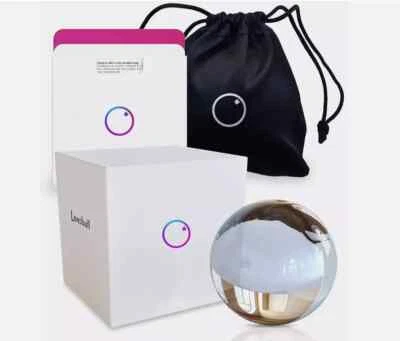 Original Lensball Pro 80mm Clear Crystal Ball Photography Sphere, Microfiber Bag
