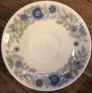 Wedgwood Clementine Saucer blue white lilac green 15cm Diameter, Mint Condition - Picture 1 of 2