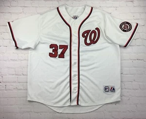 Majestic Washington Nationals Stephen Strasburg #37 Sewn Jersey Men’s Size XXL - Picture 1 of 11