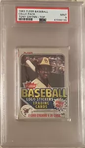 1983 Tony Gwynn novato Fleer paquete de violonchelo sin abrir PSA 9 como nuevo - Imagen 1 de 2