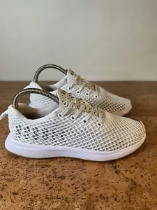 NO BULL Shoes Womens Size 8 Knit Runner Running Crossfit White Shoes Sneakers - Picture 1 of 8