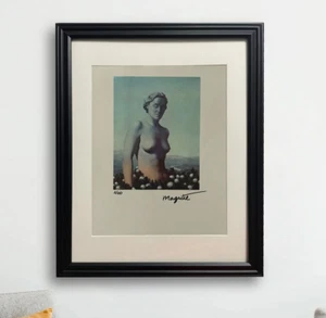 Rene Magritte handsignierter Originaldruck mit Echtheitszertifikat und +3.500 $ Wertschätzung - Bild 1 von 13