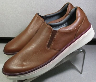 259063 MS50 MCGUFFEY MEN SHOE 10.5 M COGNAC LEATHER SLIP-ON BY JOHNSTON & MURPHY - Image 1 of 4