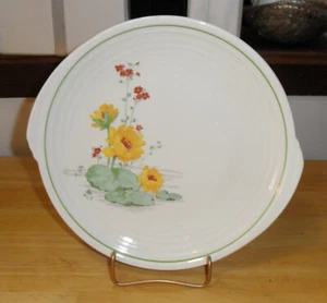 Edwin M Knowles Yorktown Ware Yellow Flowers in Stream - Picture 1 of 8