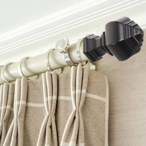 2 Pcs Curtain Rod Decorative Head Curtains Rods Ends Replacement Caps Stylish - Picture 1 of 12