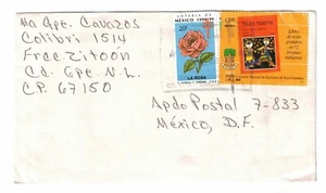 COVER SENT FROM GUADALUPE, NUEVO LEON TO MEXICO CITY  28 JAN 2000 - Picture 1 of 2