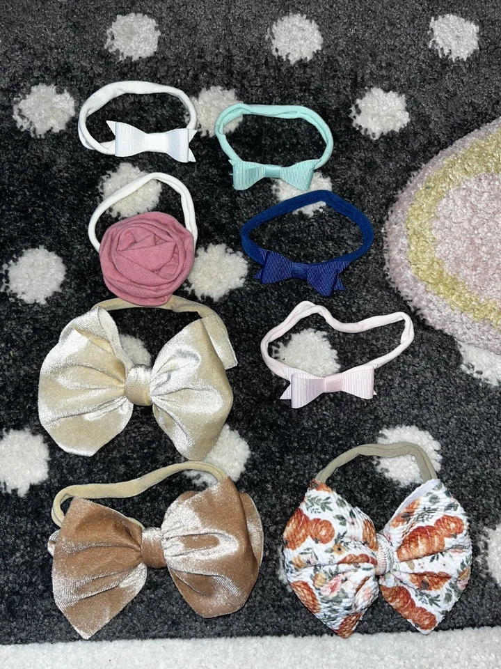 Newborn Baby Girl Headband Lot - Image 1 of 1