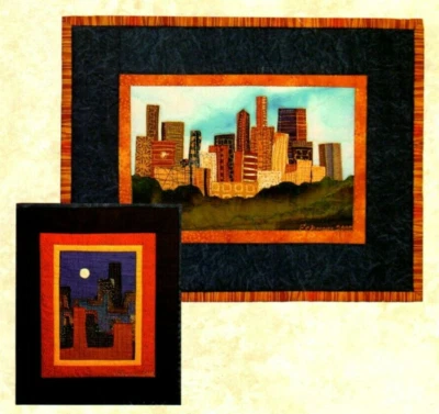 City Skylines #4 Accidental Landscape Series Wall Quilt Pattern Layer Rectangle - Image 1 of 2