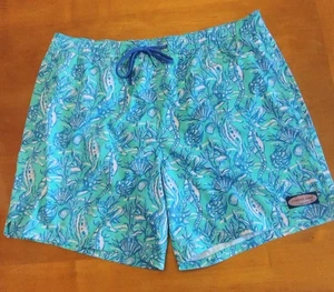 Vineyard Vines Men's Shells & Seahorse Swim Trunks Bathing Suit Size XL in NWOT - Picture 1 of 8