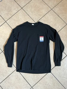 Camiseta Lincoln Highway 2019 antigua Motorcycle Show manga larga negra mediana 18x27 - Imagen 1 de 6