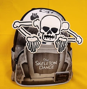 Loungefly Disney The Skeleton Dance Glow in Dark Mini Rucksack Silly Symphony - Bild 1 von 15