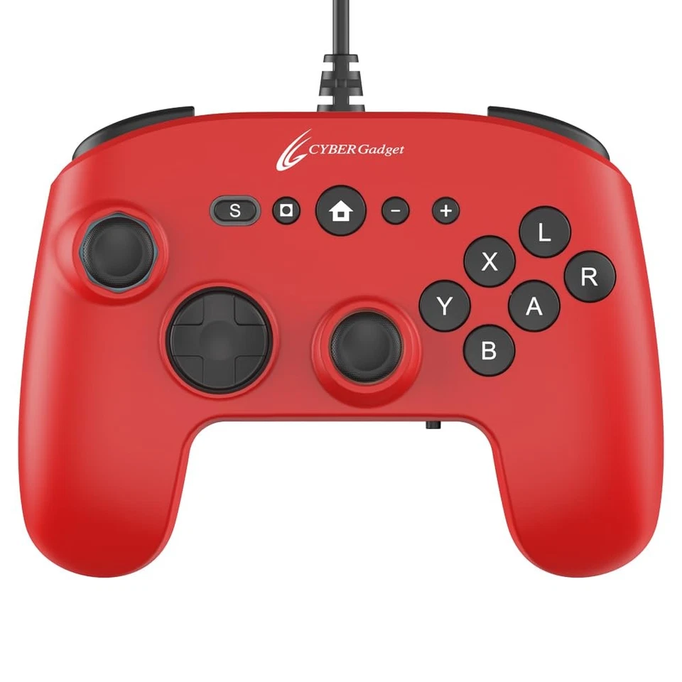 CYBER Gaming Controller 6B Wired Type Red - Image 1 of 1