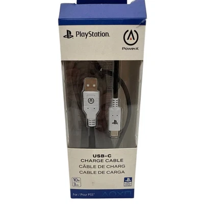 Cable de carga PowerA USB-A USB-C para controlador DualSense Sony PlayStation 5 Foto 1 de 4