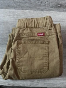 Wrangler Jogger Drawstring Khaki Slim Pants Boys Size 14 - Picture 1 of 5