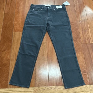 Neu mit Etikett Hollister dunkelgraue Slim Straight Stretch Herrenjeans Größe 32 - Bild 1 von 11
