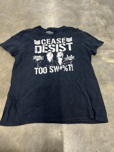 T-shirt AEW Pro Wrestling Tees the Young Bucks Cease & Desist Too Sweet taglia Xl - Foto 1 di 3